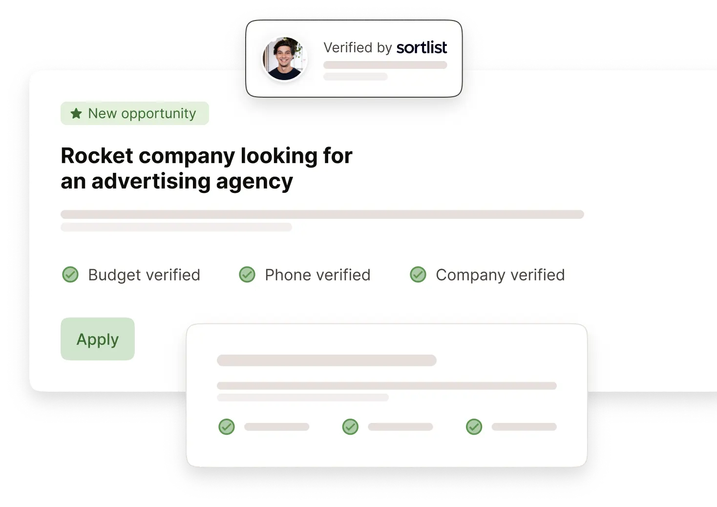 We pre-qualify opportunities.